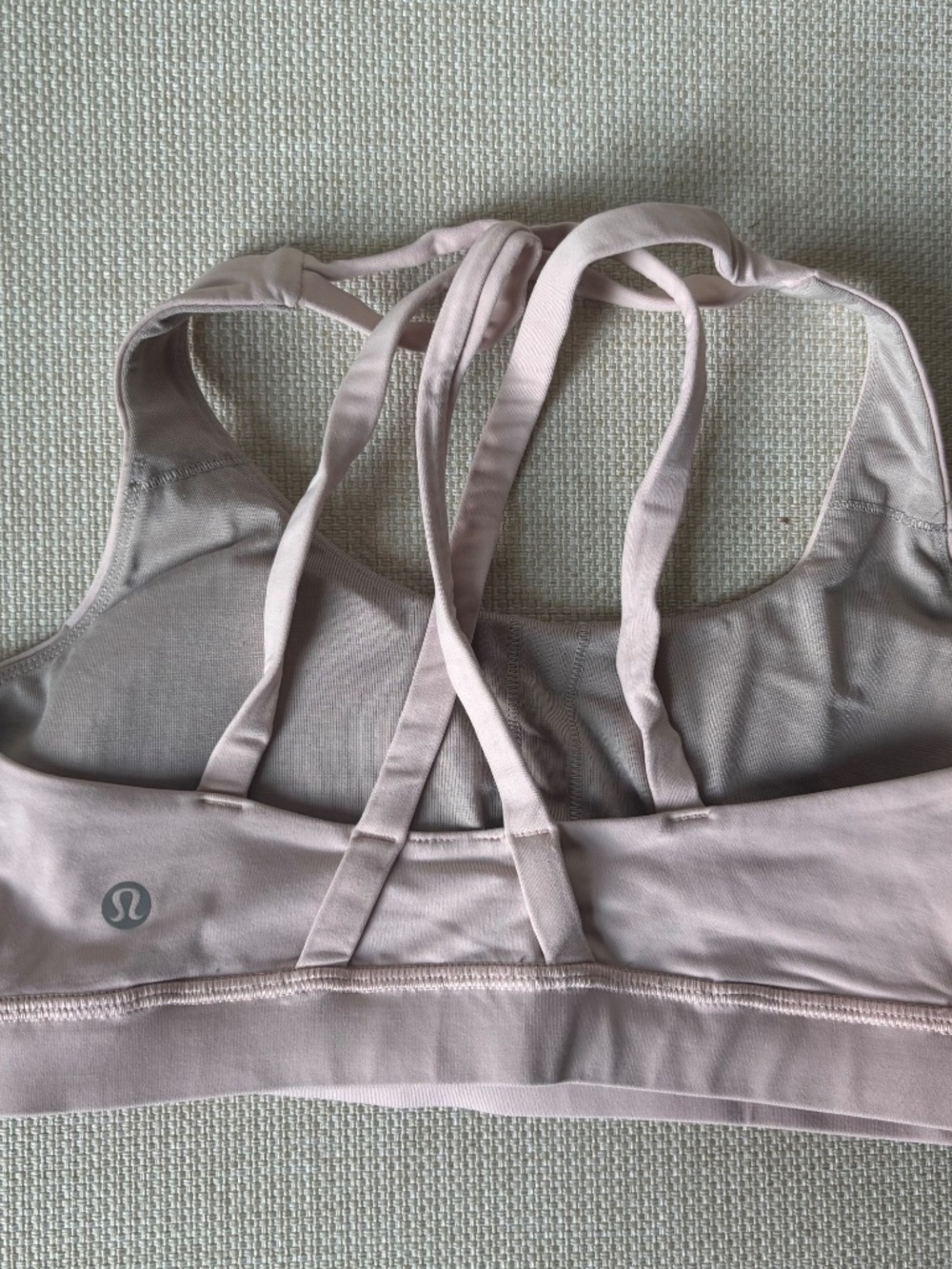 Classic Lululemon Energy Bra 6 Light Pink Run Lift Climb Yoga Pilates - Picture 4 of 10
